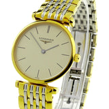 Longines La Grande Classique Quartz Gold Dial Two Tone Mesh Bracelet Watch for Women - L4.209.2.32.7 Authentic Buy Shop Now