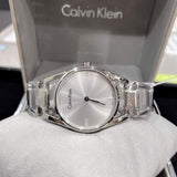 Calvin Klein Dainty Diamonds Silver Dial Sliver Steel Strap Watch for Women - K7L2314T Authentic Buy Shop Now