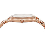 Michael Kors Runway Three-Hand Silver Dial Rose Gold Steel Strap Watch for Women - MK7473 Authentic Buy Shop Now