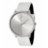 Calvin Klein Accent White Dial White Leather Strap Watch for Women - K2Y2Y1K6 Authentic Buy Shop Now