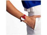 Calvin Klein Rise Yellow Red Dial Red Leather Strap Watch for Women - K7A231UP Authentic Buy Shop Now