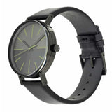 Calvin Klein Boost Black Dial Black Leather Strap Watch for Men - K7Y214CL Authentic Buy Shop Now