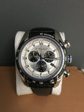 Versace V-Ray Quartz Silver Dial Black Leather Strap Watch for Men - VDB010014 Authentic Buy Shop Now