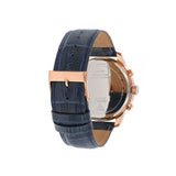 Guess Horizon Chronograph Blue Dial Blue Leather Strap Watch For Men - W0380G5 Authentic Buy Shop Now
