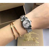 Burberry The City Diamonds Silver Dial Silver Steel Strap Watch for Women - BU9229 Authentic Buy Shop Now
