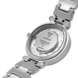 Guess Night Life Clear Silver Dial Silver Steel Strap Watch for Women - GW0470L1 Authentic Buy Shop Now