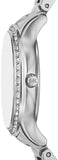 Michael Kors Sage Three-Hand Mother of Pearl White Dial Silver Steel Strap Watch for Women - MK4824 Authentic Buy Shop Now