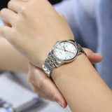 Mido Baroncelli III Automatic Silver Dial Silver Steel Strap Watch For Women - M7600.4.10.1 Authentic Buy Shop Now