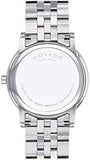 Movado Museum Classic Blue Dial Silver Steel Strap Watch for Men - 0607212 Authentic Buy Shop Now