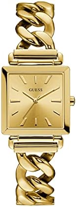 Guess Vanity Gold Dial Gold Steel Strap Watch for Women - W1029L2 Authentic Buy Shop Now