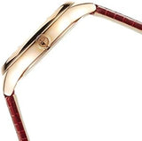 Swarovski Lovely Crystals Analog White Dial Red Leather Strap Watch for Women - 5297584 Authentic Buy Shop Now