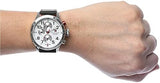 Tommy Hilfiger Trent Multifunction White Dial Black Leather Strap Watch for Men - 1791138 Authentic Buy Shop Now