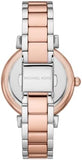 Michael Kors Abbey Three-Hand White Dial Two Tone Steel Strap Watch for Women - MK4616 Authentic Buy Shop Now