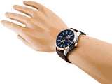 Tommy Hilfiger Spencer Blue Dial Brown Leather Strap Watch for Men - 1791642 Authentic Buy Shop Now