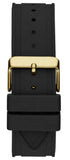 Guess Clarity Gold Dial Black Silicone Strap Watch for Women - GW0109L1 Authentic Buy Shop Now