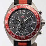 Tag Heuer Formula 1 McLaren Limited Edition Chronograph Black Dial Two Tone NATO Strap Watch for Men - CAZ1112.FC8188 Authentic Buy Shop Now