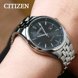 Citizen Eco Drive Blue Dial Silver Steel Strap Watch For Men - BM7250-56L Authentic Buy Shop Now