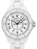 Chanel J12 Quartz White Dial White Steel Strap Watch for Women - J12 H5698 Authentic Buy Shop Now