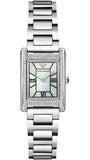 Emporio Armani Empire Mother of Pearl Dial Silver Steel Strap Watch For Women - AR11625 Authentic Buy Shop Now