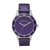 Marc Jacobs Blade Purple Dial Purple Leather Strap Watch for Women - MBM1158 Authentic Buy Shop Now