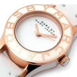 Marc Jacobs Blade White Dial White Leather Strap Watch for Women - MBM1179 Authentic Buy Shop Now
