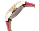 Guess Limelight Quartz Multicolor Dial Red Leather Strap Watch For Women - W0775L4 Authentic Buy Shop Now
