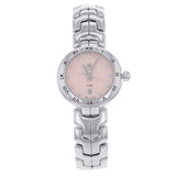 Tag Heuer Link Diamonds Pink Dial Silver Steel Strap Watch for Women - WAT1415.BA0954 Authentic Buy Shop Now