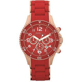 Marc Jacobs Rock Chronograph Red Dial Red Silicone Strap Watch for Women - MBM2577 Authentic Buy Shop Now