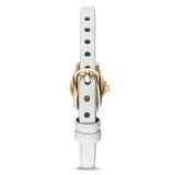 Marc Jacobs Blade White Dial White Leather Strap Watch for Women - MBM1344 Authentic Buy Shop Now