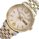 Marc Jacobs Fergus White Dial Two Tone Steel Strap Watch for Men - MBM5079 Authentic Buy Shop Now