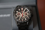 Tag Heuer Carrera Automatic Chronograph Black Dial Black Steel Strap Watch for Men - CBG2090.BH0661 Authentic Buy Shop Now