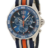 Tag Heuer Formula 1 Quartz Blue Dial Two Tone NATO Strap Watch for Men - WAZ1010.FC8196 Authentic Buy Shop Now
