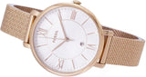 Fossil Jacqueline Mother of Pearl White Dial Gold Mesh Strap Watch for Women - ES4352 Authentic Buy Shop Now