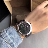 Burberry The City Grey Dial Black Leather Strap Watch for Men - BU9359 Authentic Buy Shop Now