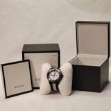 Gucci G Timeless XL White Dial Two Tone NATO Strap Watch For Men - YA126243 Authentic Buy Shop Now
