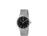 Calvin Klein Surround Black Dial Silver Mesh Bracelet Watch for Men - K3W21121 Authentic Buy Shop Now