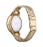 Hugo Boss Symphony Brown Dial Gold Steel Strap Watch for Women - 1502422 Authentic Buy Shop Now