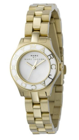 Marc Jacobs Amy White Dial Gold Steel Strap Watch for Women - MBM3051 Authentic Buy Shop Now