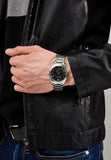 Emporio Armani Valente Quartz Black Dial Silver Steel Strap Watch For Men - AR11086 Authentic Buy Shop Now