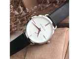 Michael Kors Portia Quartz White Dial Black Leather Strap Watch For Women - MK2658 Authentic Buy Shop Now