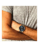 Hugo Boss Navigator Chronograph Blue Dial Silver Steel Strap Watch for Men - 1513498 Authentic Buy Shop Now