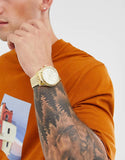 Michael Kors Lexington Gold Dial Gold Steel Strap Watch for Men - MK8281 Authentic Buy Shop Now