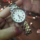 Marc Jacobs Baker Dexter White Dial Silver Steel Strap Watch for Women - MBM3423 Authentic Buy Shop Now