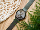 Hugo Boss Associate Grey Dial Grey Mesh Bracelet Watch for Men - 1513870 Authentic Buy Shop Now