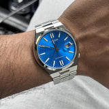 Citizen x Pantone Automatic Blue Dial Silver Steel Strap Watch For Men - NJ0158-89L Authentic Buy Shop Now