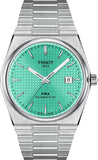 Tissot PRX Powermatic 80 Automatic Mint Green Dial Silver Steel Strap Watch for Men - T137.407.11.091.01 Authentic Buy Shop Now