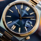 Citizen Tsuyosa Automatic Grey Dial Two Tone Steel Strap Watch For Men - NJ0154-80H Authentic Buy Shop Now