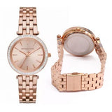 Michael Kors Darci Rose Gold Dial Rose Gold Steel Strap Watch for Women - MK3431 Authentic Buy Shop Now