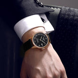 Tissot Le Locle Powermatic 80 Black Dial Black Leather Strap Watch For Men - T006.407.36.053.00 Authentic Buy Shop Now