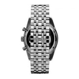 Emporio Armani Team Italia Chronograph Black Dial Silver Steel Strap Watch For Men - AR5983 Authentic Buy Shop Now